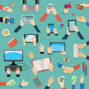 人類的鼻子電子產(chǎn)品 機(jī)械設(shè)備中的漫畫創(chuàng)意